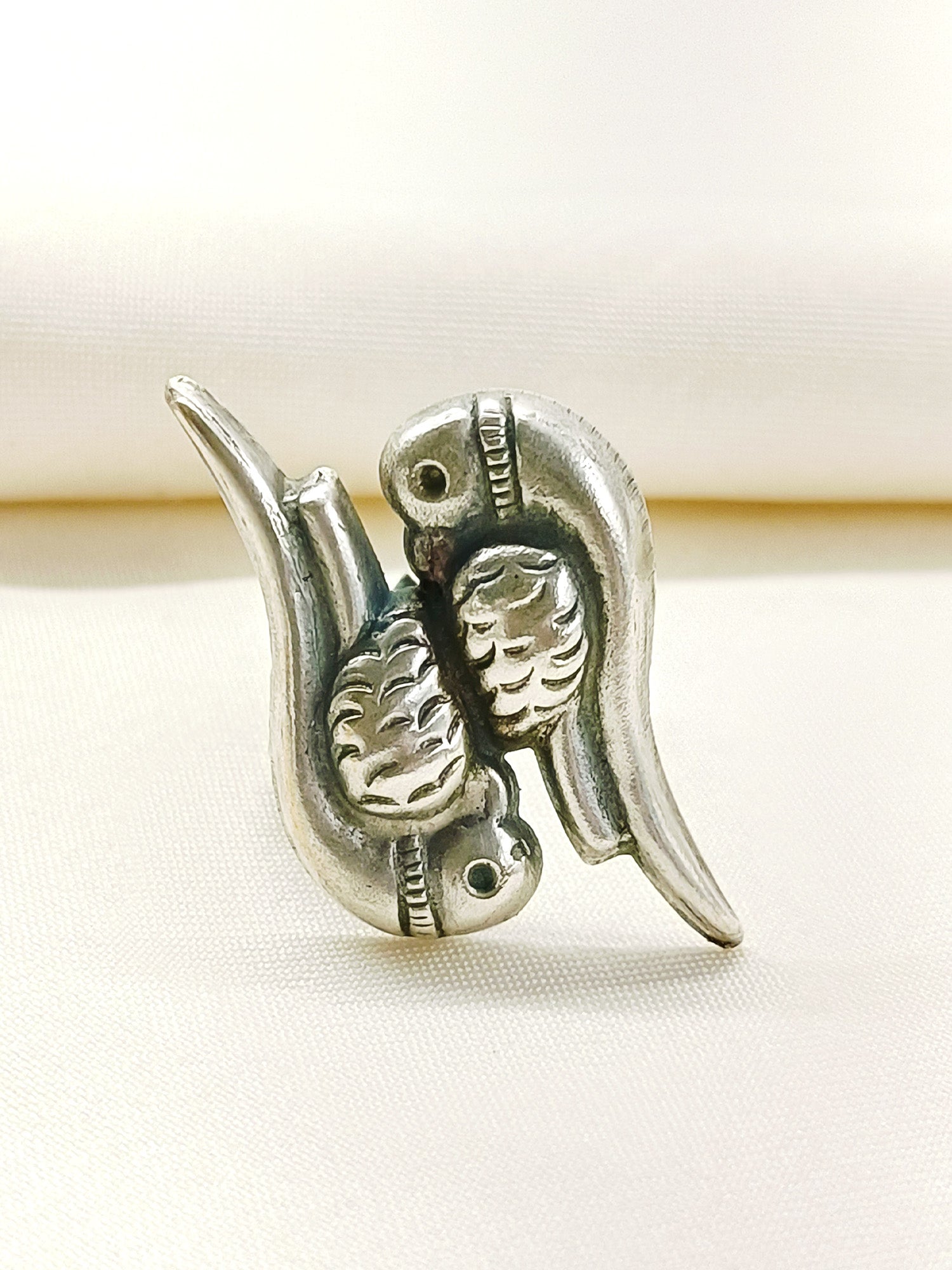 Gunjal Plain Oxidized Finger Ring