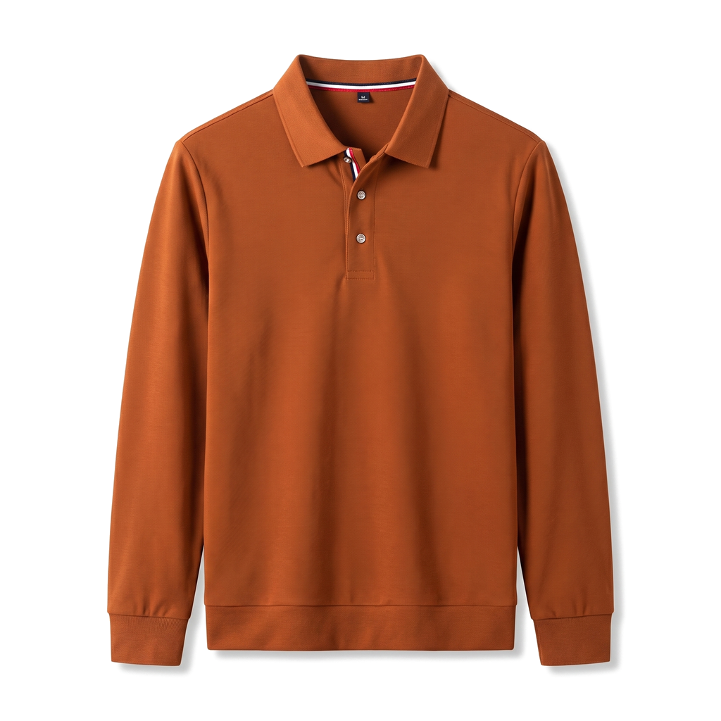 Aaron Long-Sleeve Polo