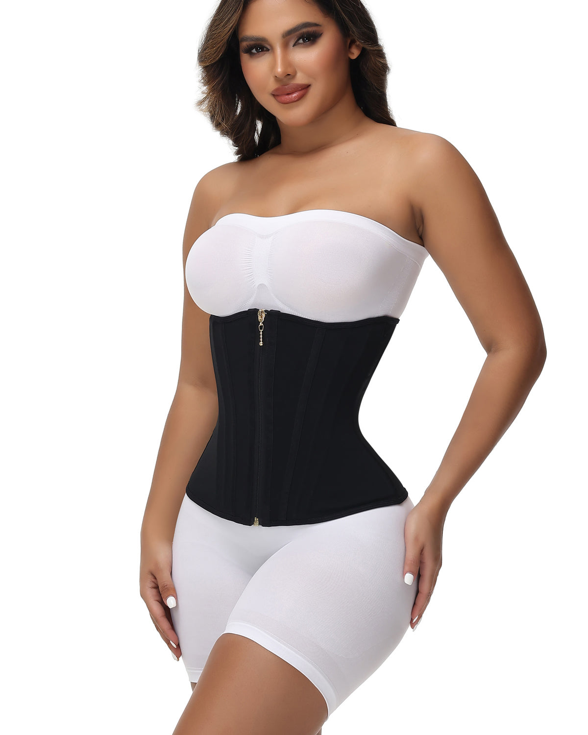 Shapshe® Hourglass Faja Waist Trainer For Women Double Tummy Control Workout Waist Cincher Corset - By Qivii