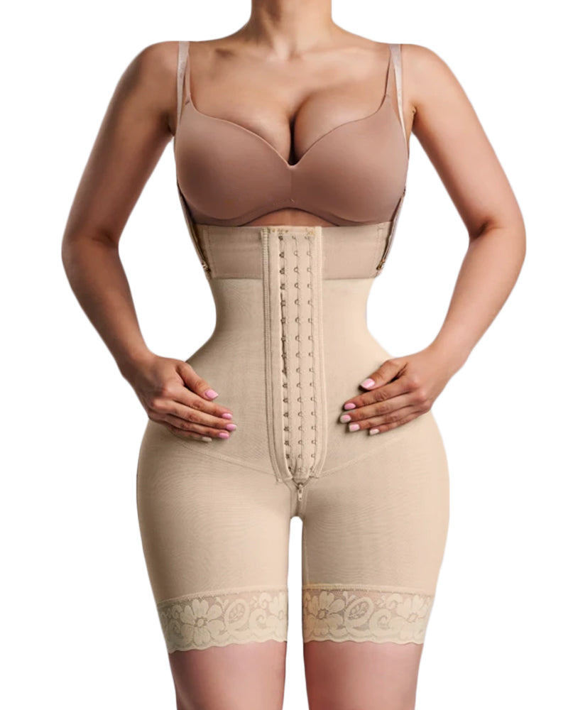 Shapshe® Body Shaper for Women Tummy Control Full Girdle Open Bust Shapewear Bodysuit