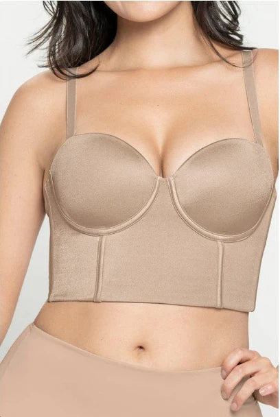 Strapless Full Cup Corset Shaping Bra - By Qivii