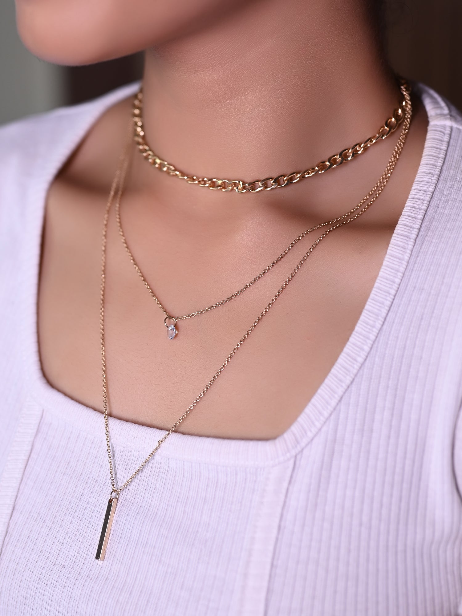 Marina Triple Layer Chain - qivii
