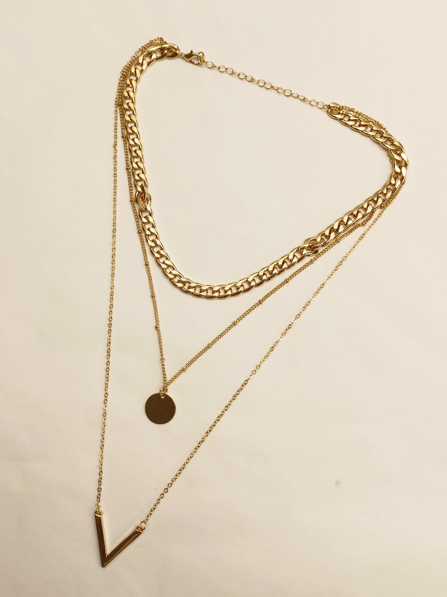 Sara Gold Plated Western Chain - qivii