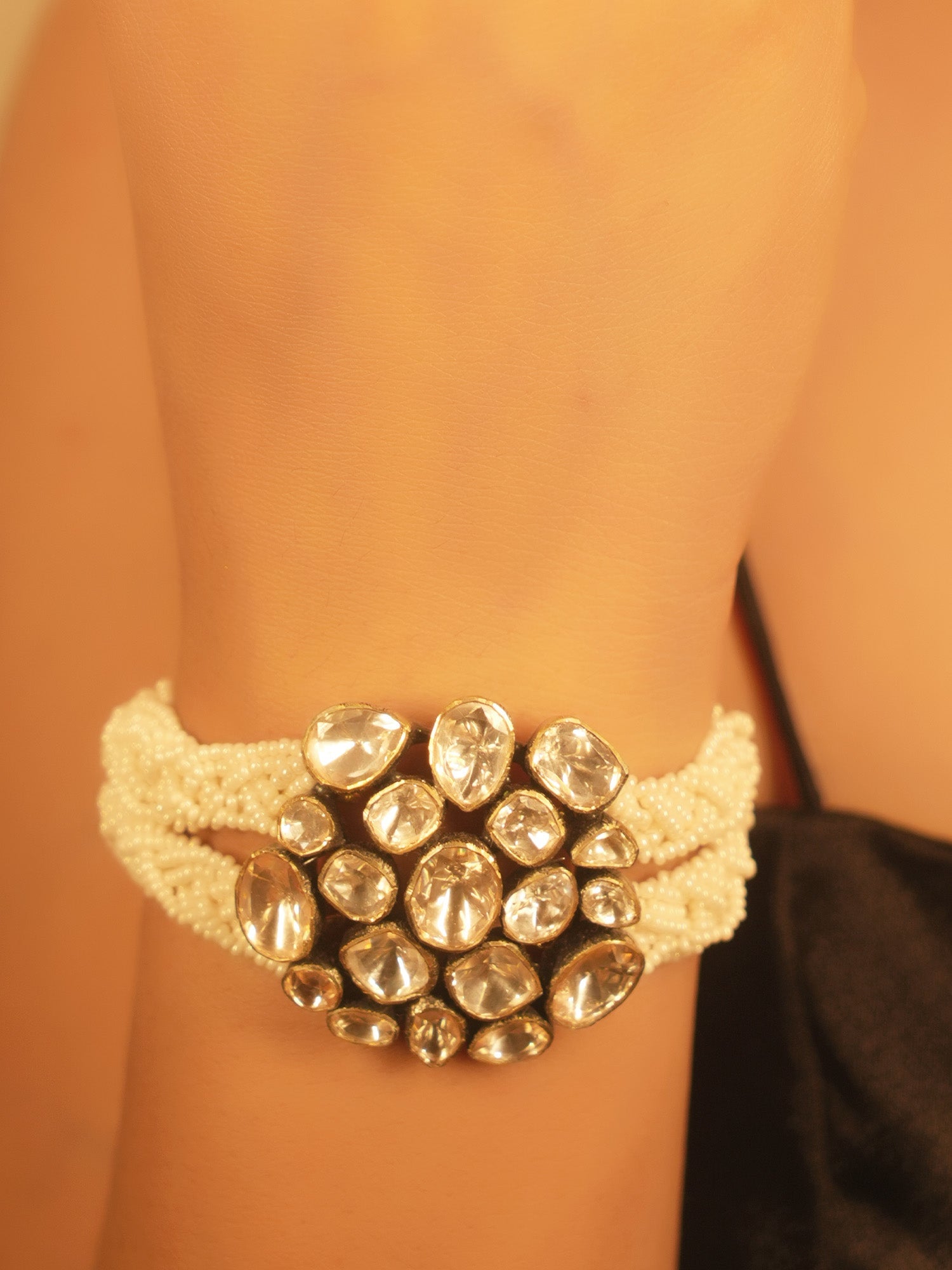 Saksham 92.5 Silver Moissonite Bracelet