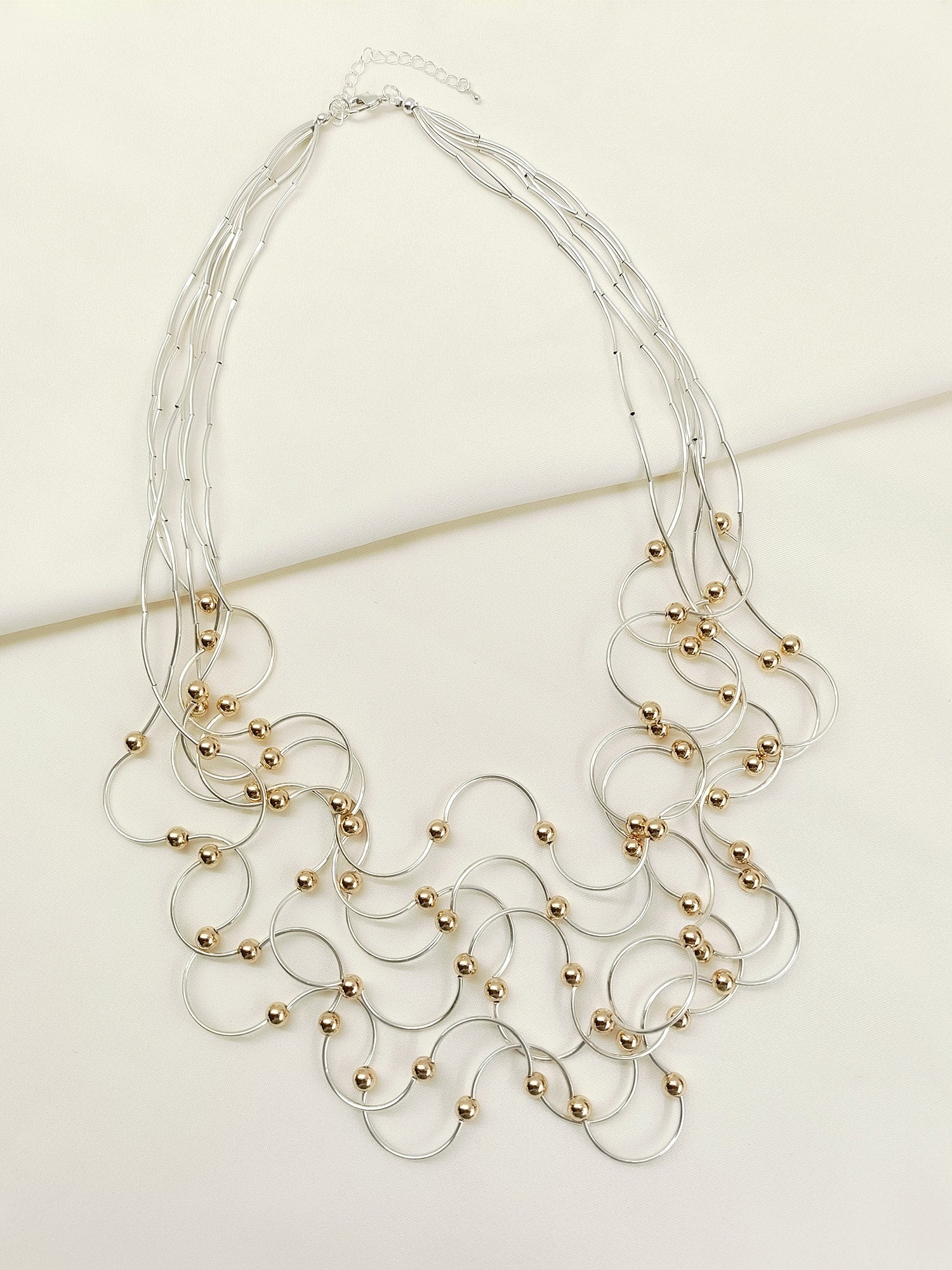 Maisie Golden N Silver Western Neckpiece