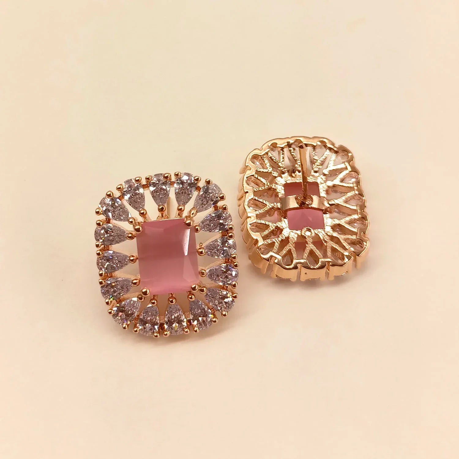 Rameshwari American Diamond Baby Pink Tops