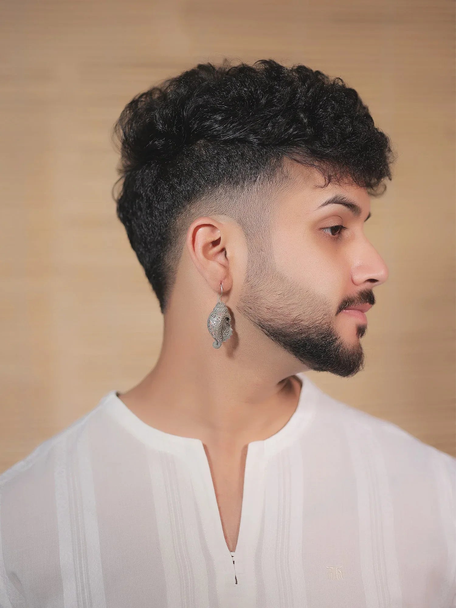 Vandu Plain Oxidized Earring