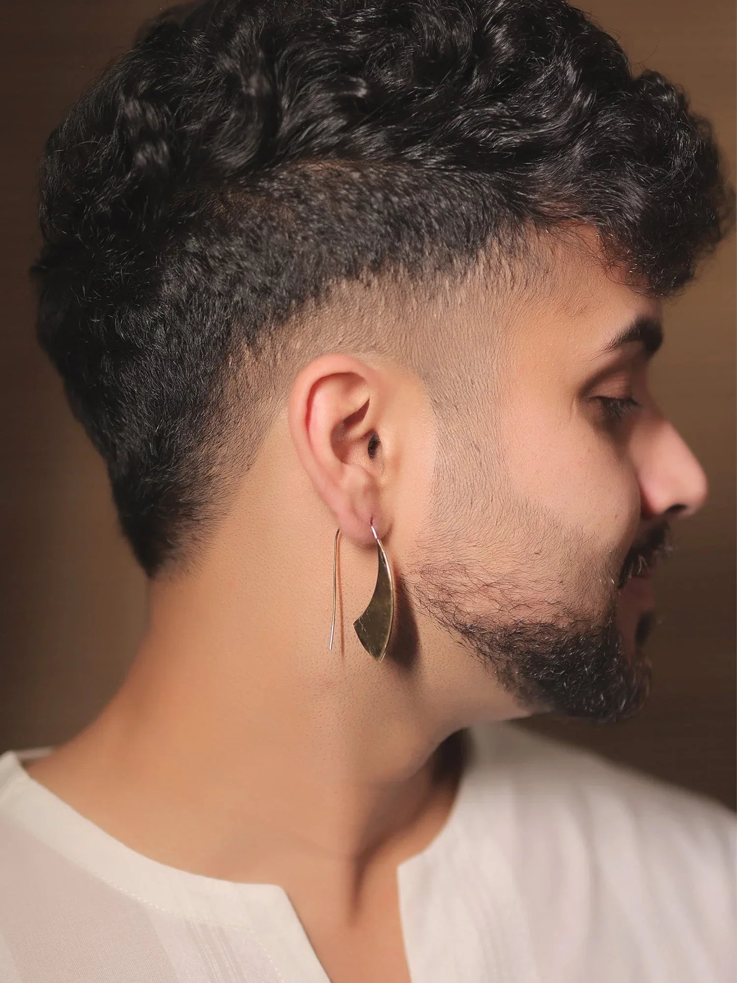 Alora Golden Western Earrings