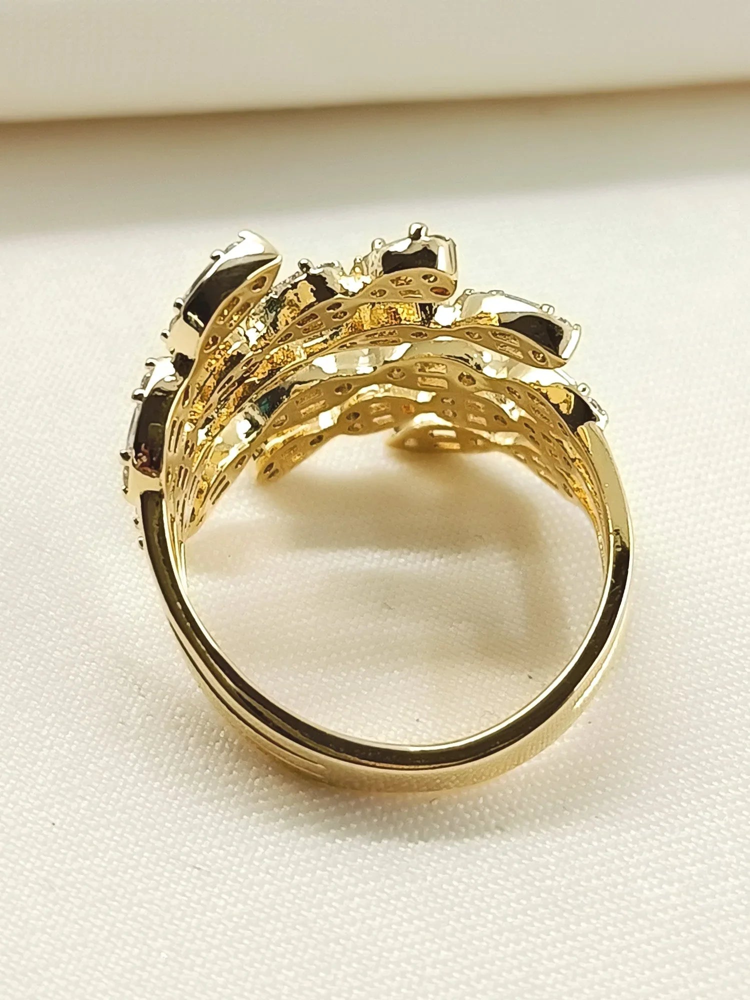 Mohini White American Diamond Finger Ring