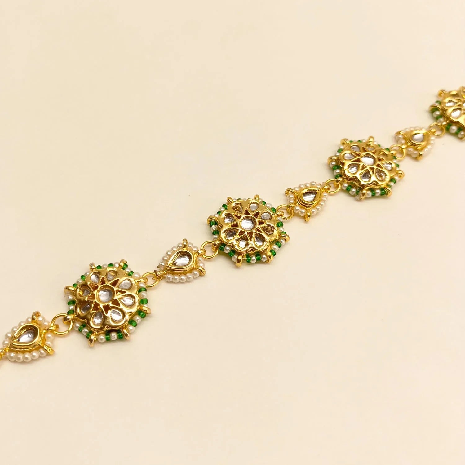 Sonali Gold Plated Kundan Sheeshpatti