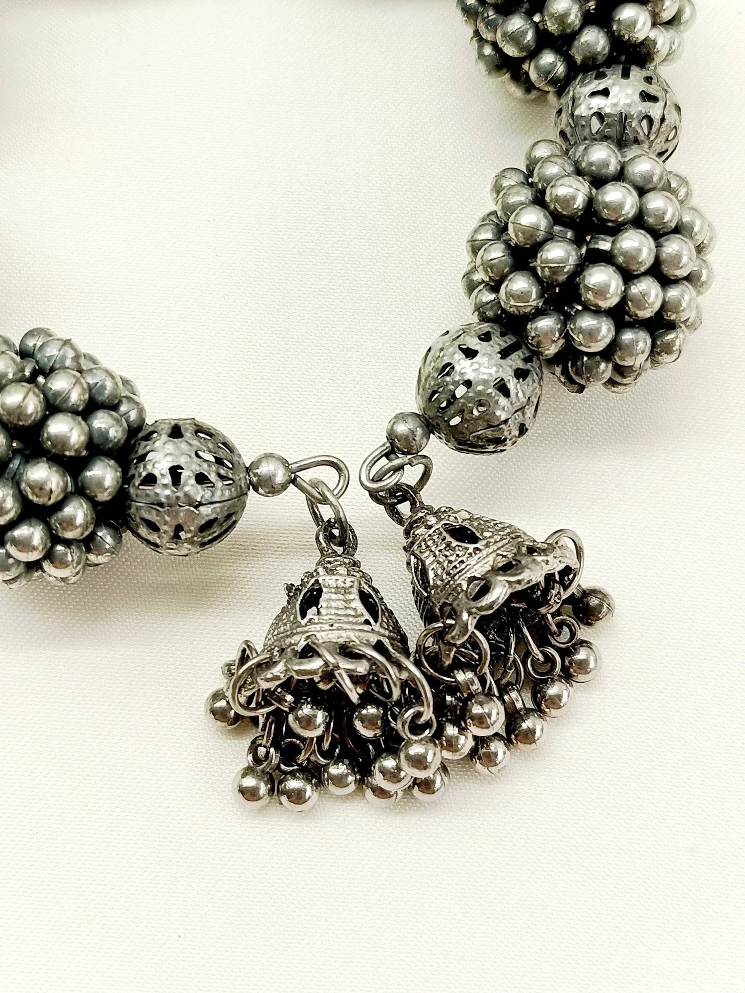 Azill Plain Oxidized Bracelet
