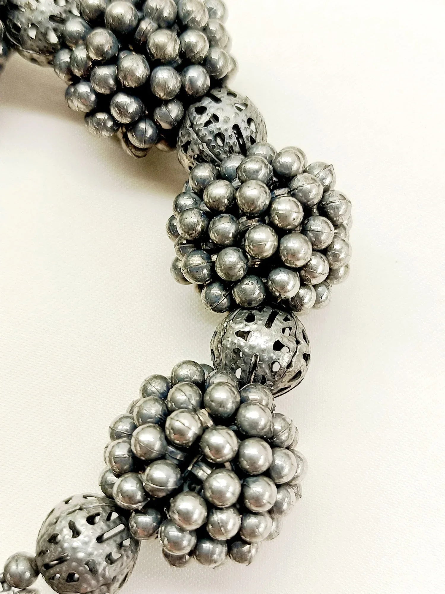 Azill Plain Oxidized Bracelet