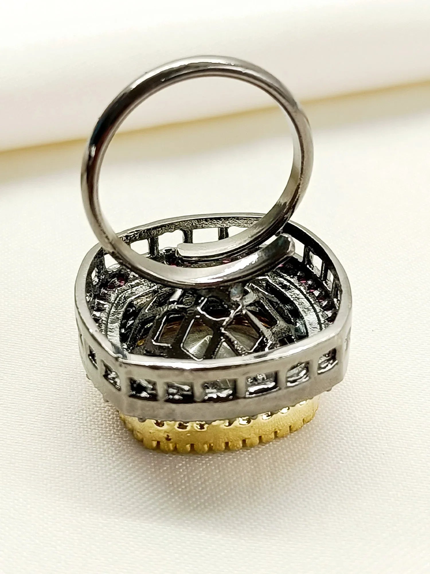 Wazeera Ruby Victorian Finger Ring