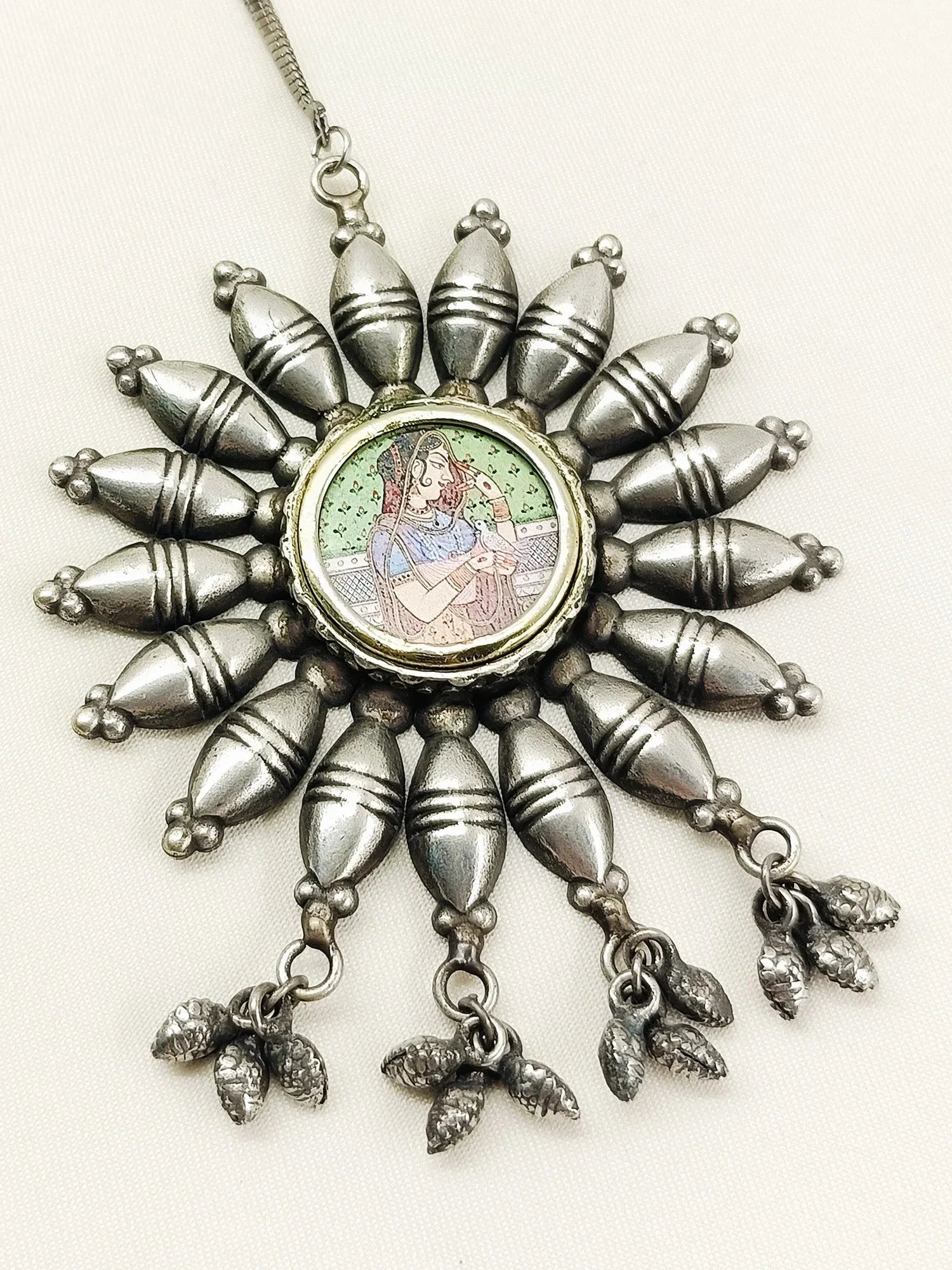 Lakshana Multi Colour Oxidized Maangteeka