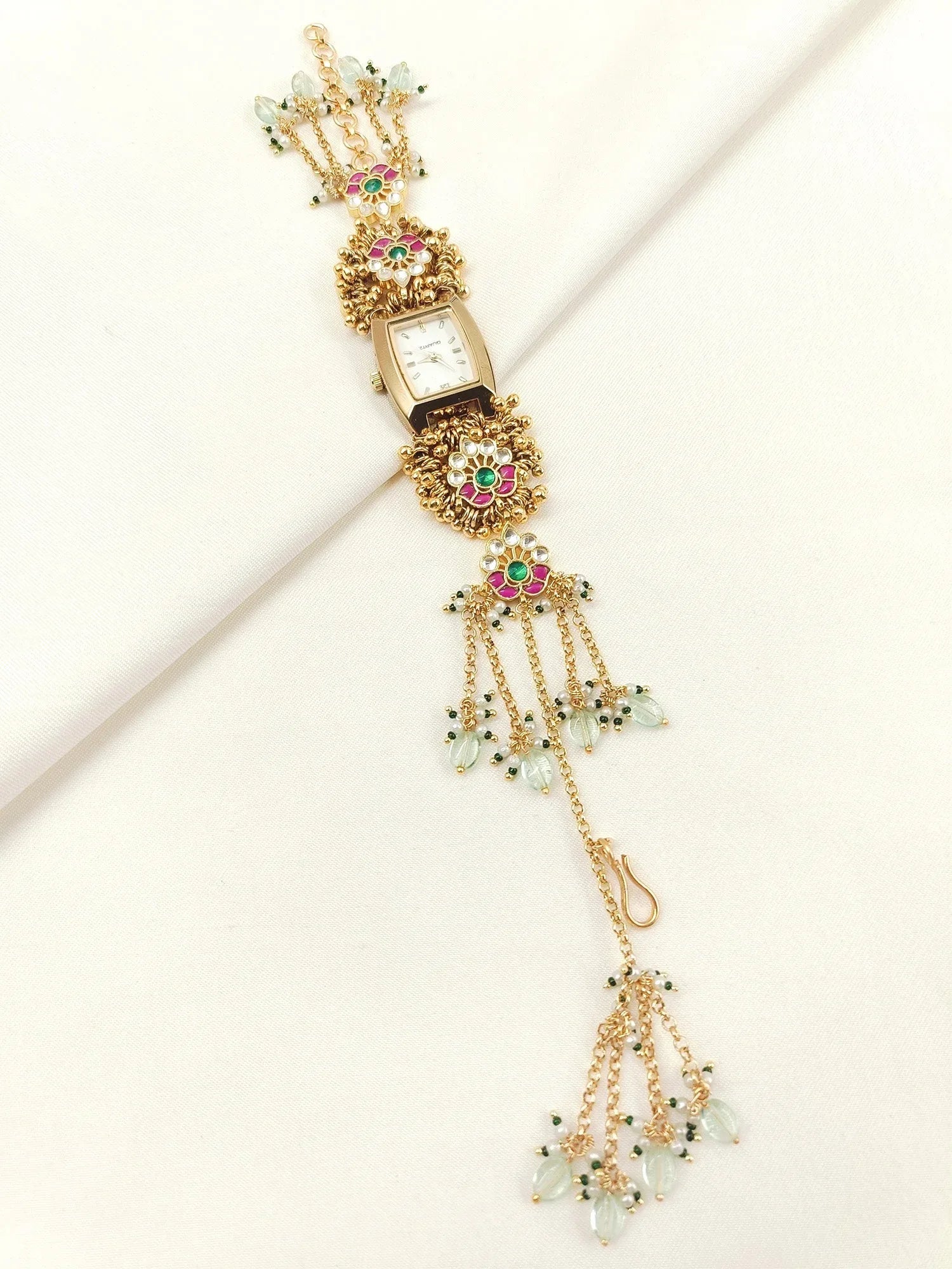 Saisha's Paachi Kundan Watch
