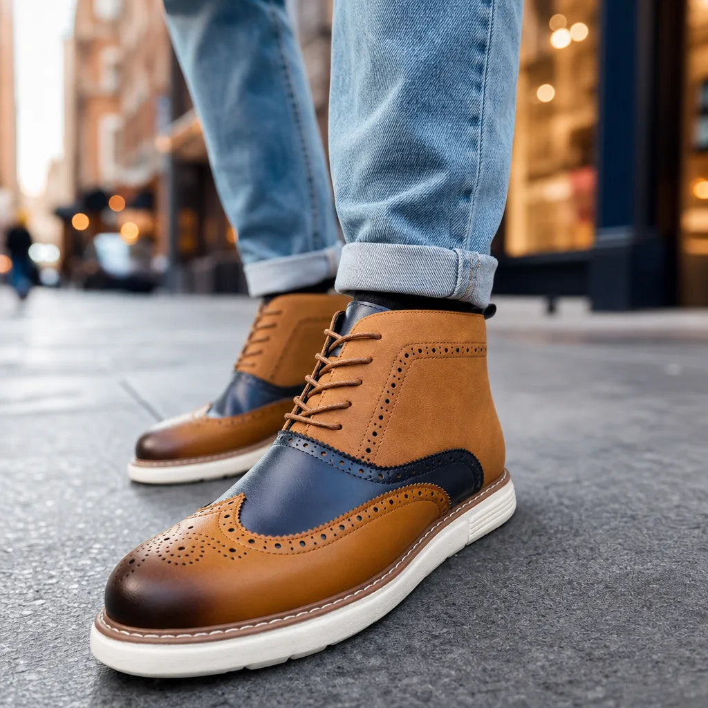 Aldwin | Men's Fall Leather Ankle Boots