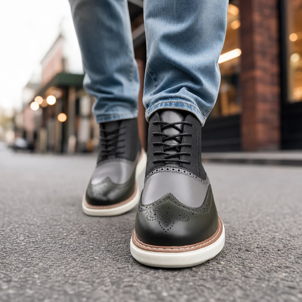 Aldwin | Men's Fall Leather Ankle Boots