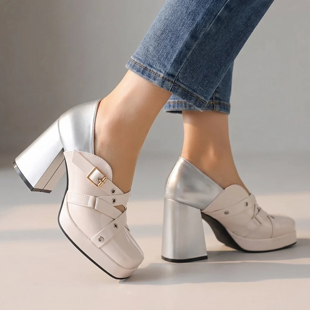 Aleesha Block Heels