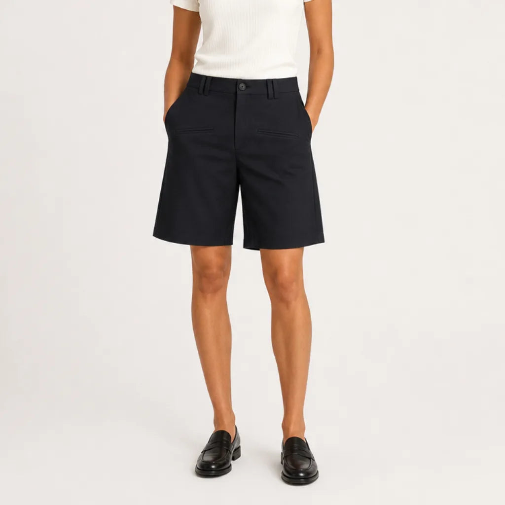 Angeline High-Waist Shorts