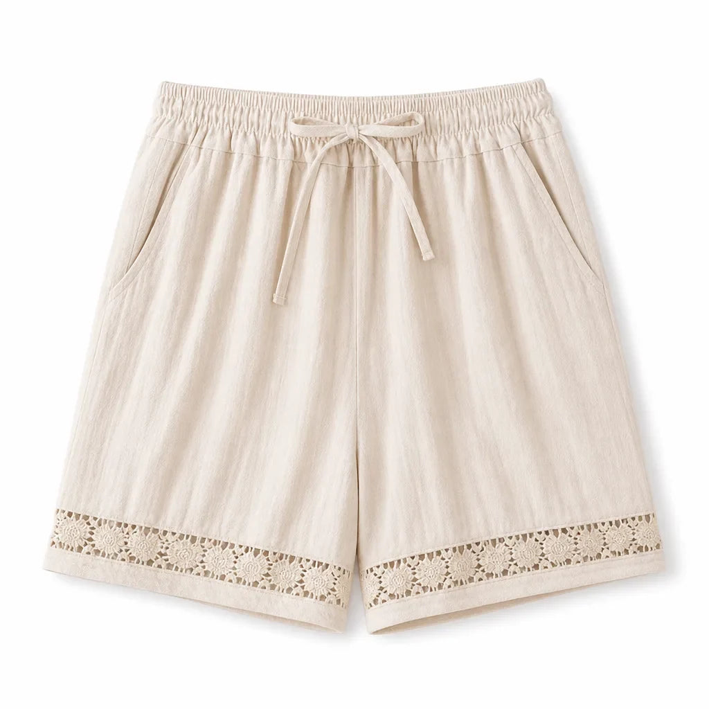 Anneliese Lace Trim Shorts