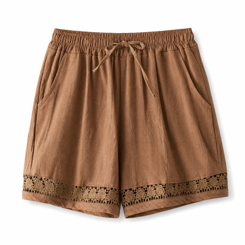 Anneliese Lace Trim Shorts