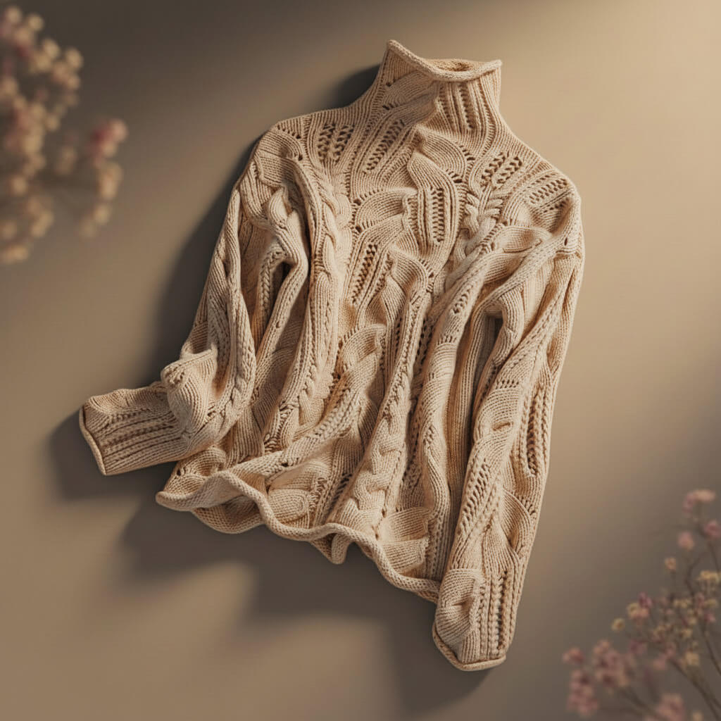 Nora Knit Merino Sweater - By Qivii