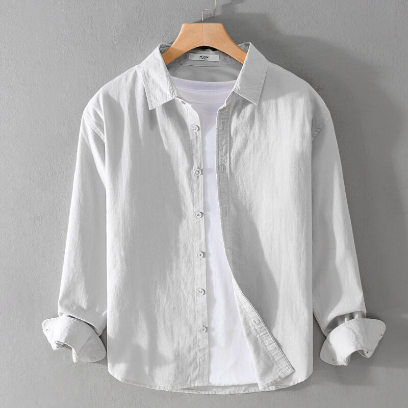 Madeira Katoen Linnen Shirt - By Qivii