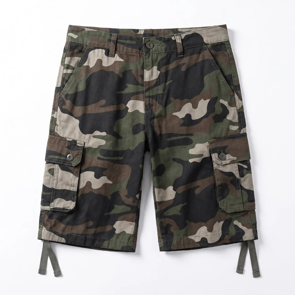 Stevie Camo Cargo Shorts