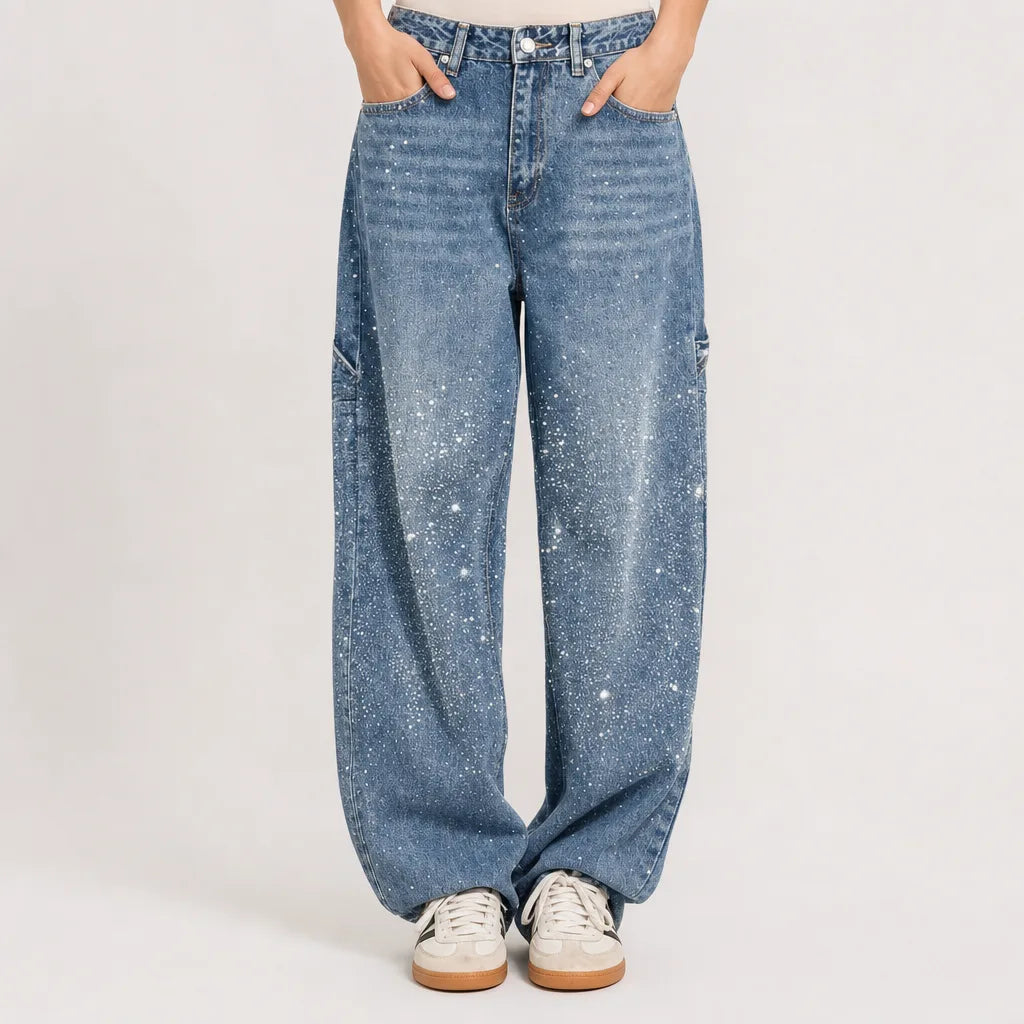 Aurelia | Womens Mom Baggy Wide Leg Jeans