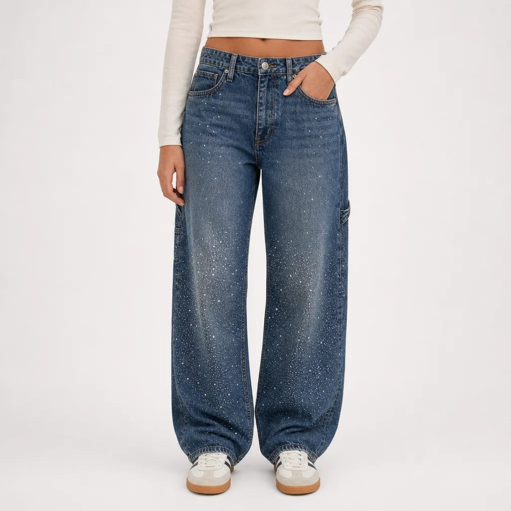 Aurelia | Womens Mom Baggy Wide Leg Jeans