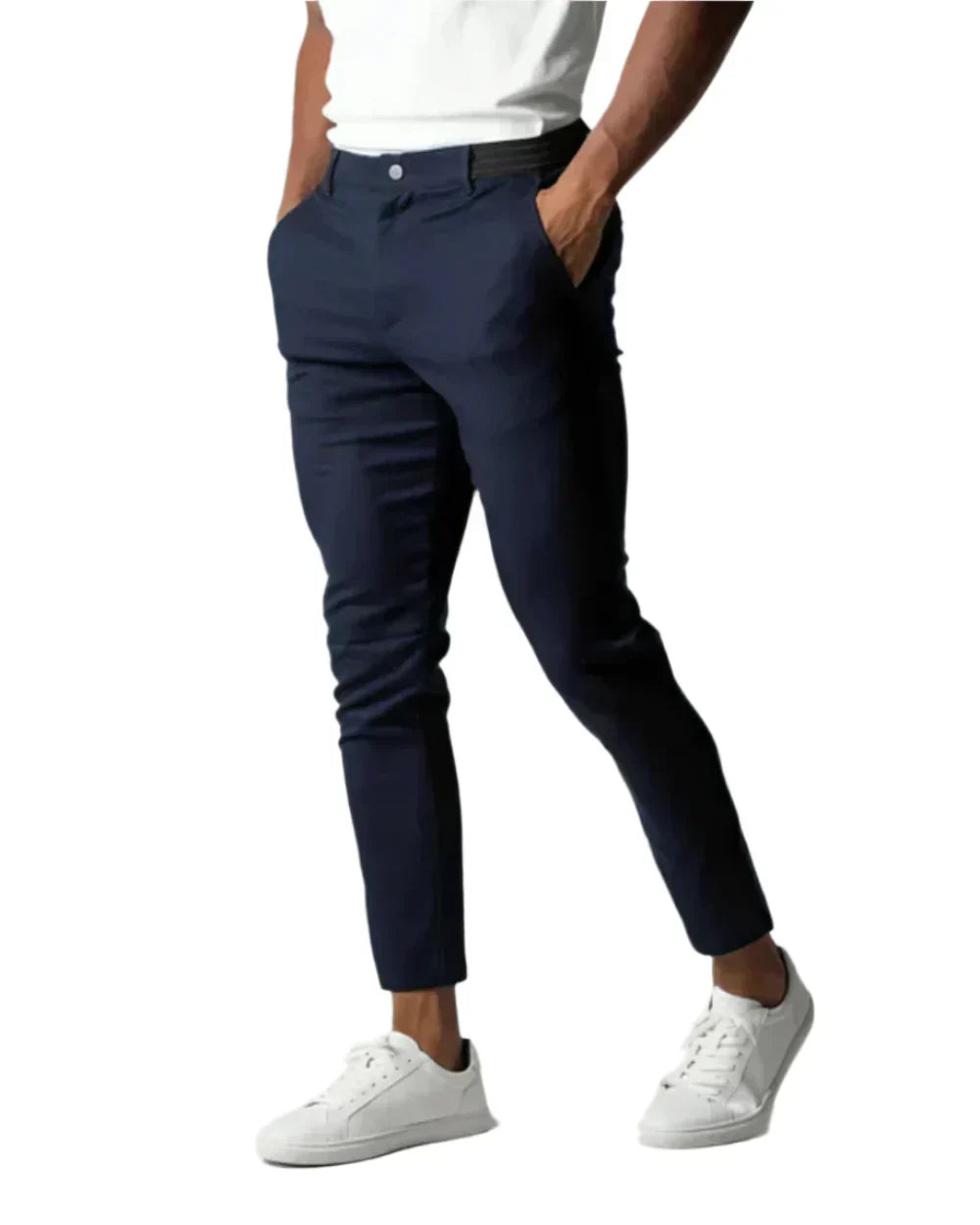 Elastische Chino Broek - By Qivii