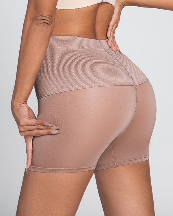 Seamless High Waist Cincher Butt Lifter Slim Tummy Control Shapewear Shorts - By Qivii