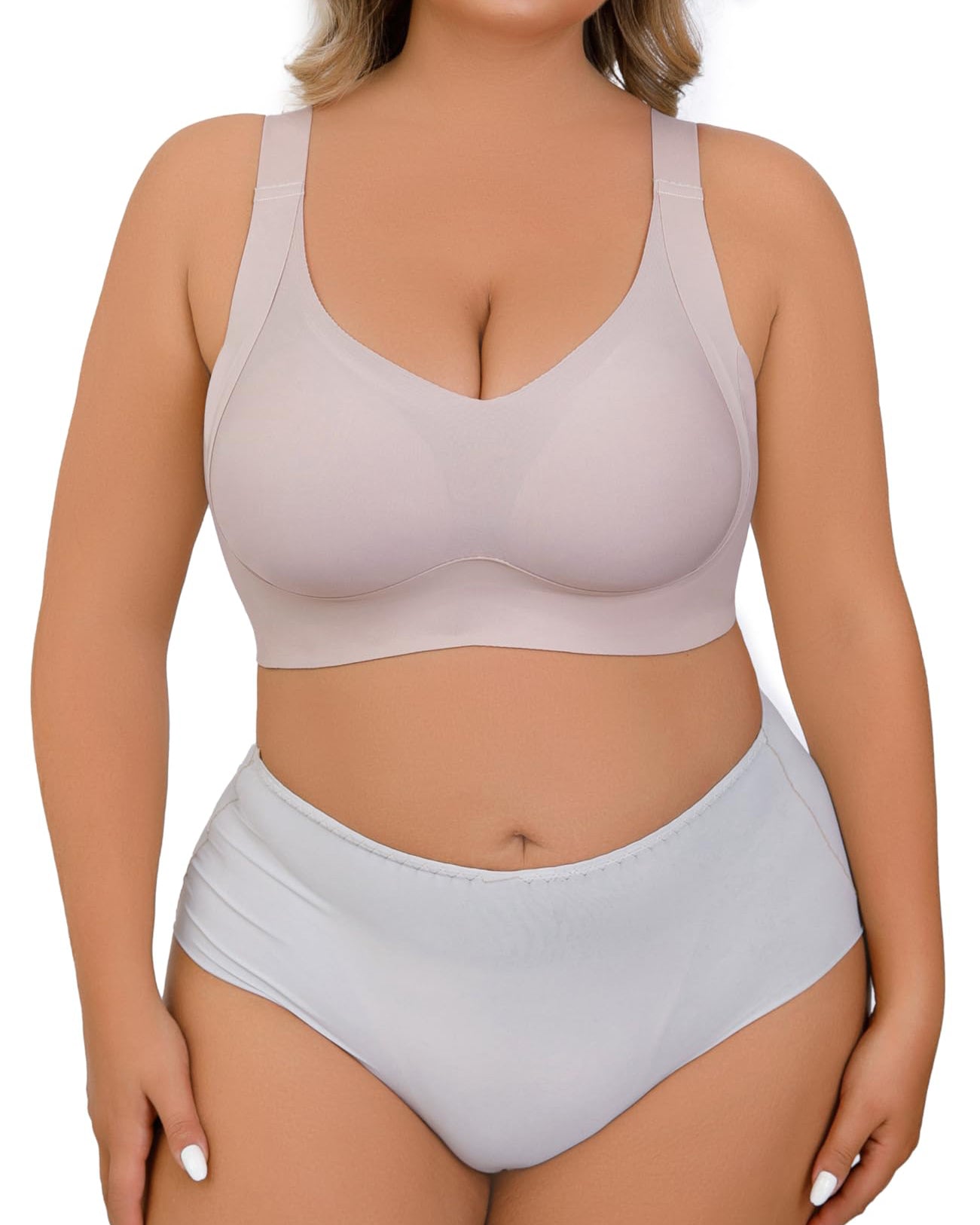 Daily Comfort Wireless Shaper Bra Smooth Full Coverage Support Bra - By Qivii