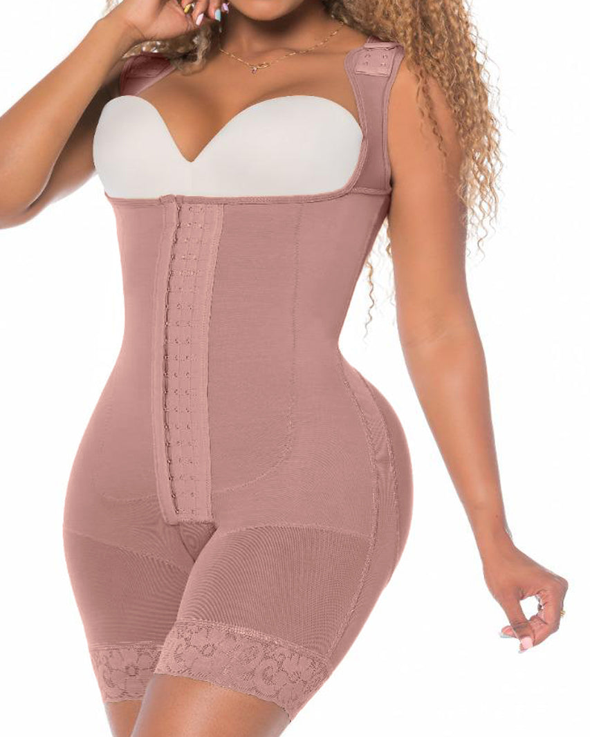 Shapshe® Open Bust Colombianas Fajas Post Surgery Butt Lifter Tummy Control Shapewear - By Qivii