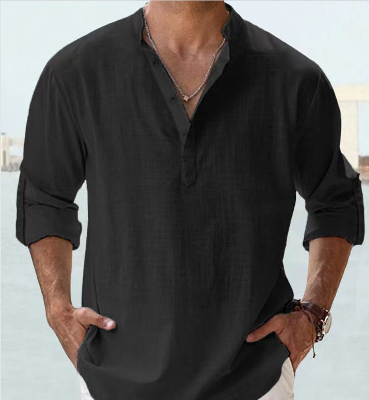 Adonis Linnen Shirt - By Qivii