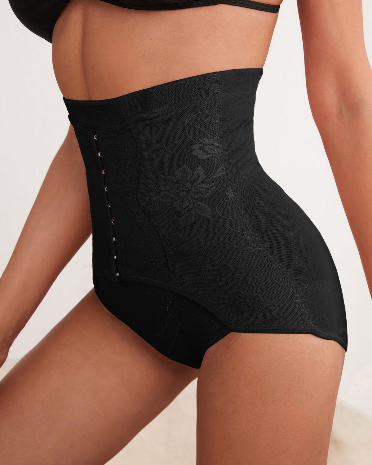 Buckle Front Slimming Underwear Body Shapewear Women High Waist Tummy Control Butt Lift Panties
