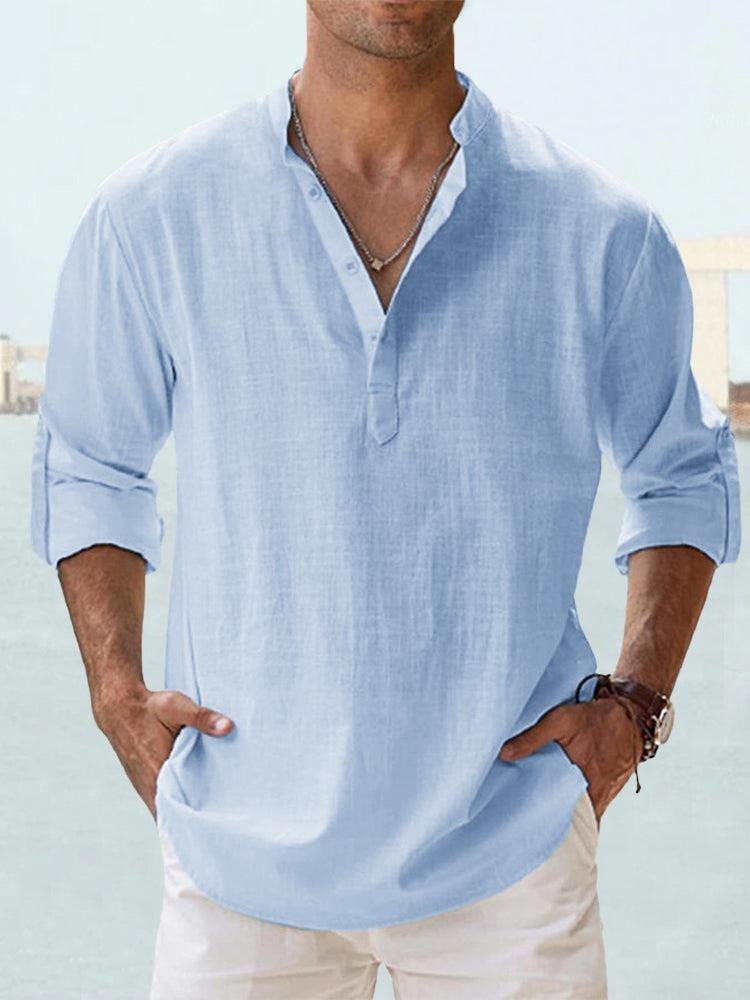 Adonis Linnen Shirt - By Qivii