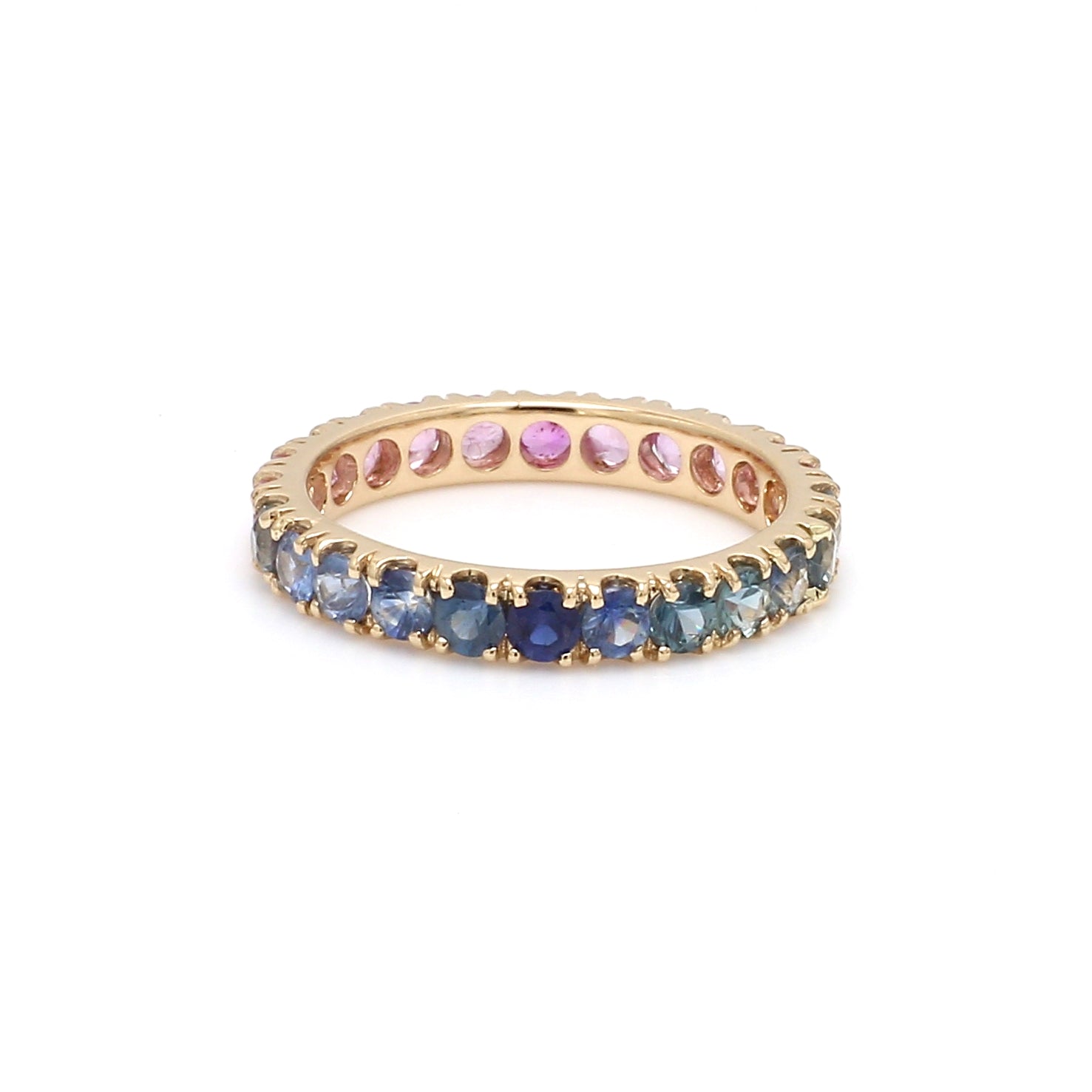 Osaka Pink Blue Ombre Ring - qivii