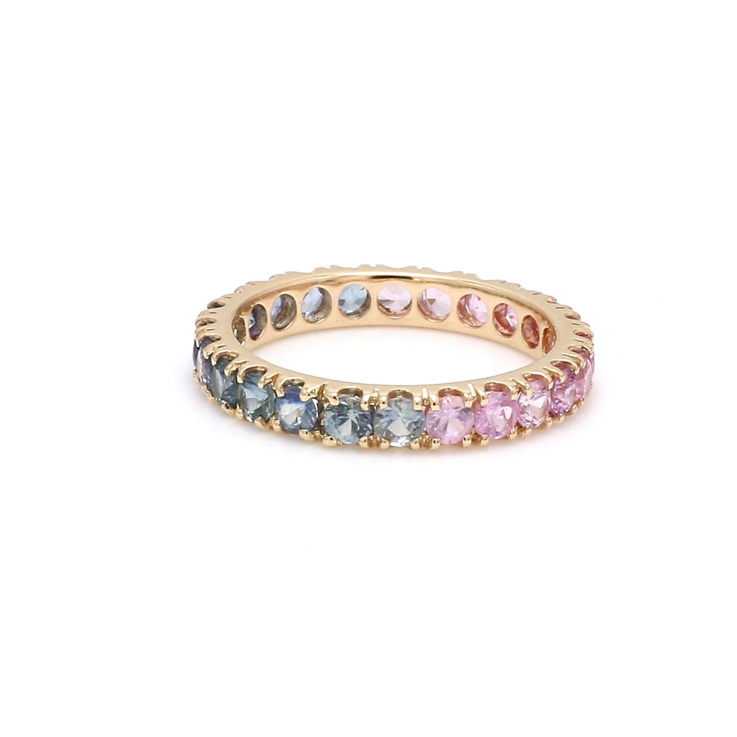 Osaka Pink Blue Ombre Ring - qivii
