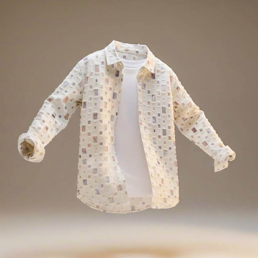 Mosaico Vero Button Down Shirt - By Qivii