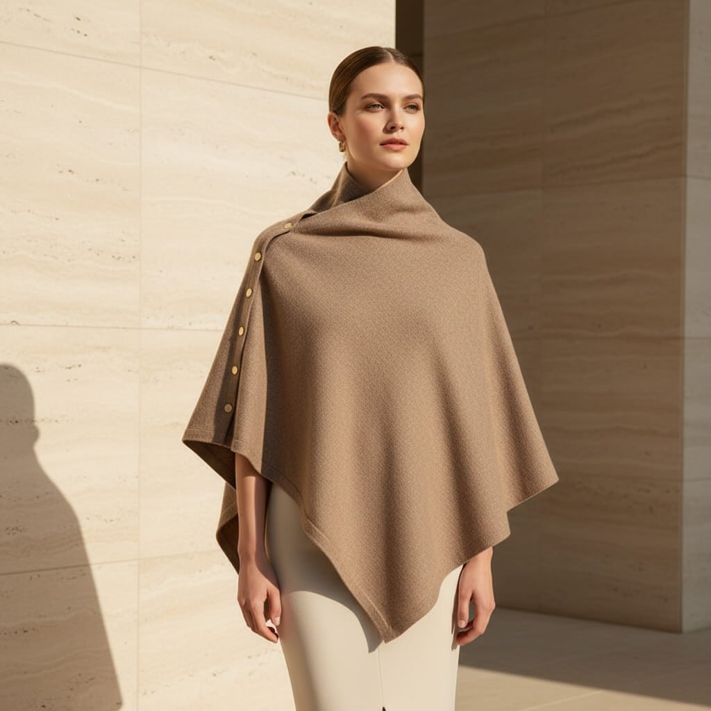 Elena Luxe Merino Shawl - By Qivii