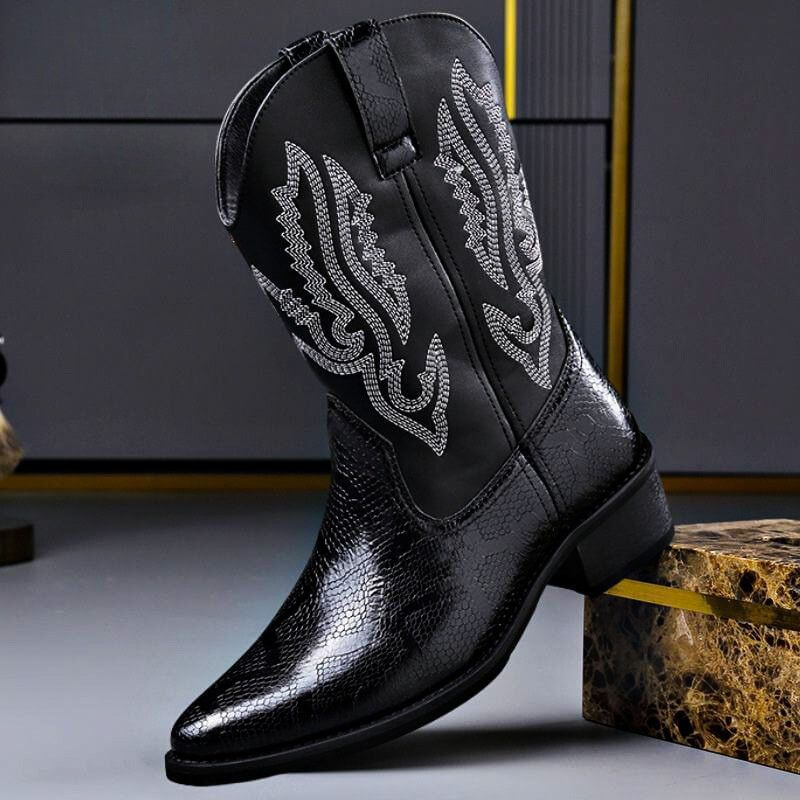 Edmund Prestige Leather Boots - By Qivii