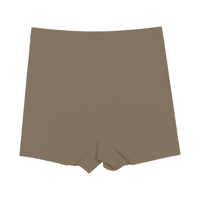 Solid Elastic Seamless Non-Slip Boyshorts Underwear - By Qivii