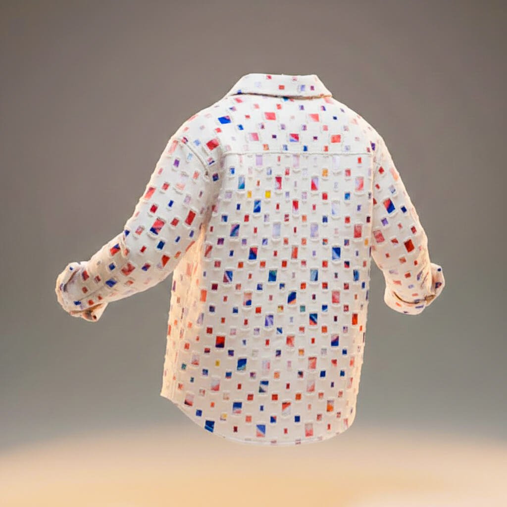 Mosaico Vero Button Down Shirt - By Qivii