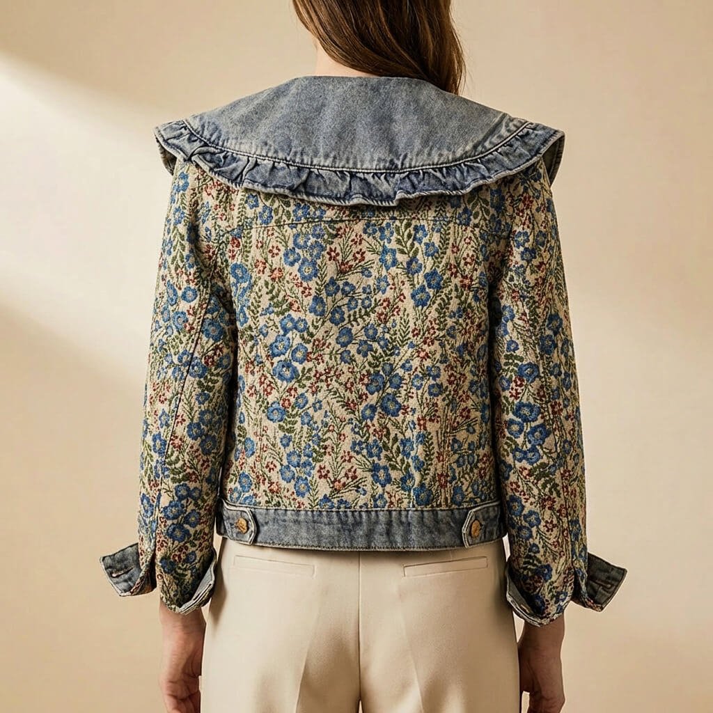 Juliette Couture Denim Jacket - By Qivii
