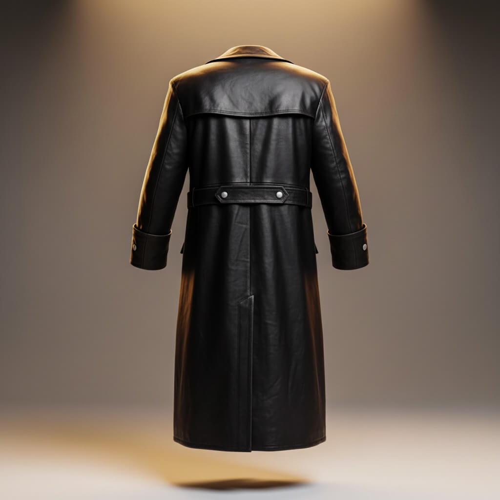 Otto Legacy Leather Overcoat - By Qivii