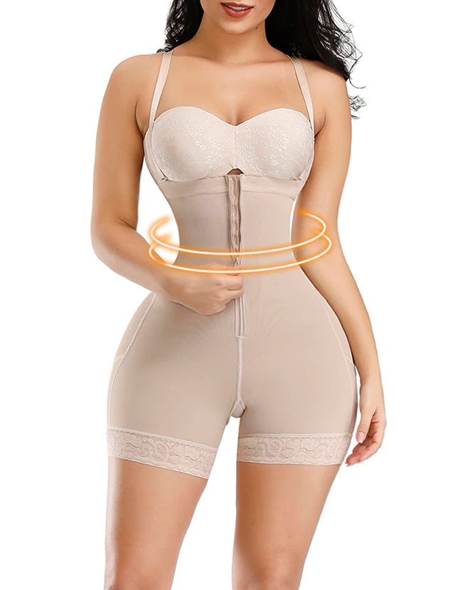 Shapshe® Corset Tummy Control Butt Lifter Panties Shapewear Bodysuits Open Bust Zipper