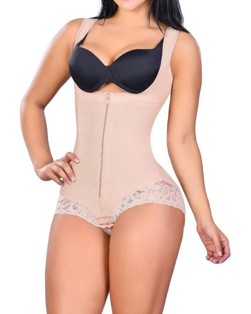 Shapshe® High Back Thick Straps Body Shaper compression Panty- High Compression Line - By Qivii