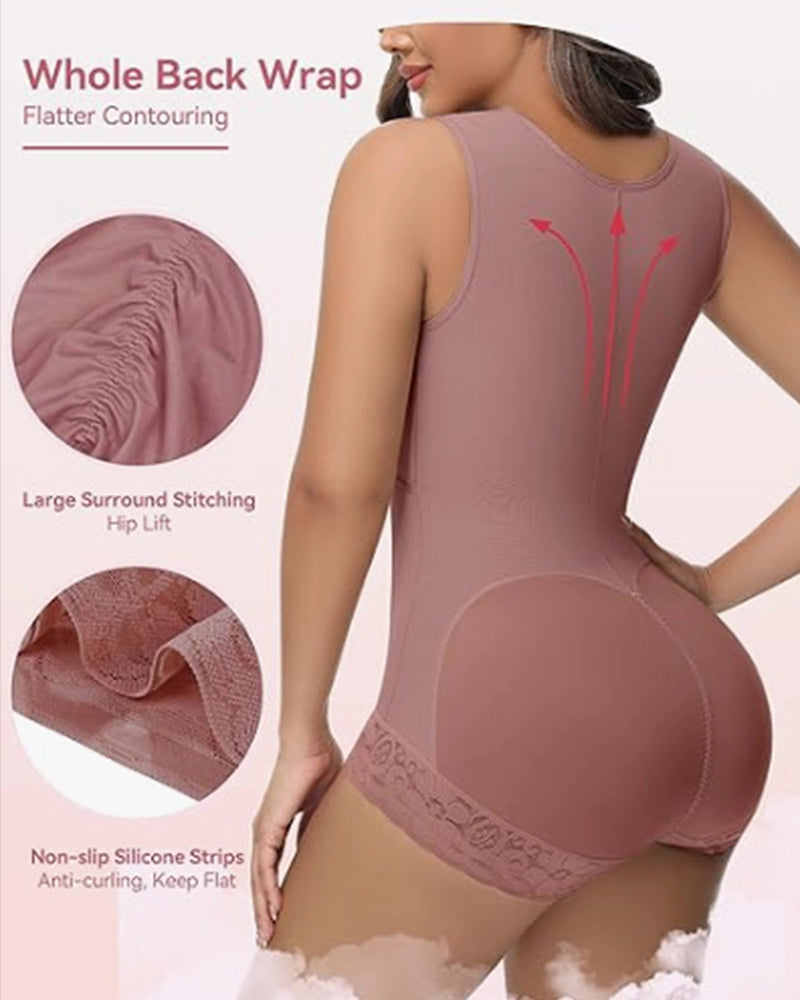 Shapshe® Full Bust Butt Lifting Post Surgery Body Shaper