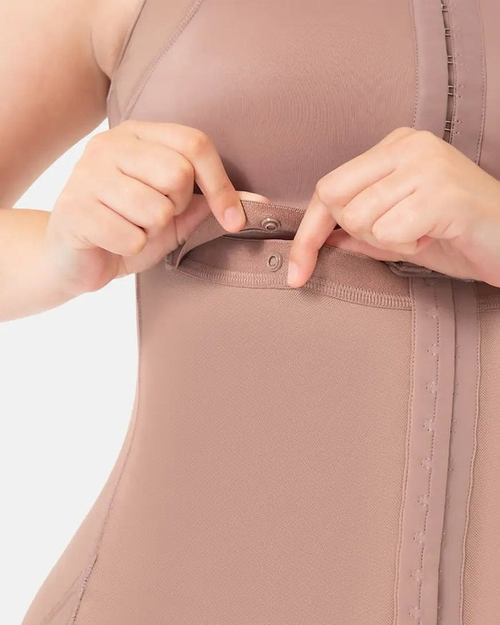 Shapshe® Double Compression Tummy Control Shapewear Faja With Bra